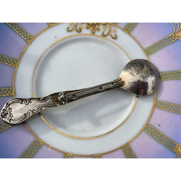 Vintage sterling Miniature Teaspoon Brooch pin - Picture 5 of 7